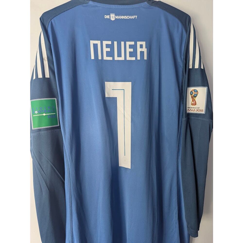 Germany Neuer 2018 GK Jersey XL Longsleeve World Cup Fully Patched